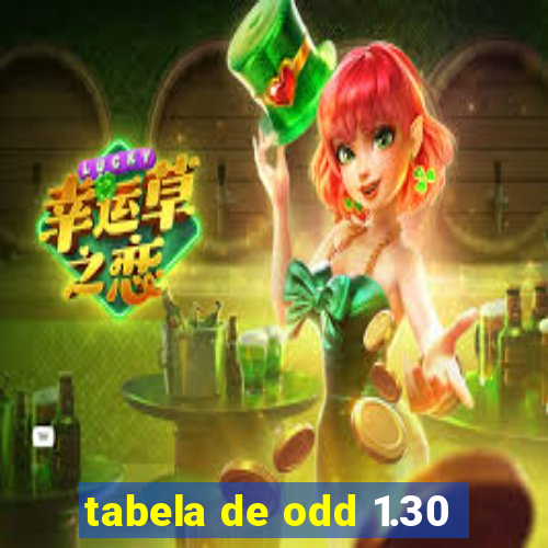 tabela de odd 1.30